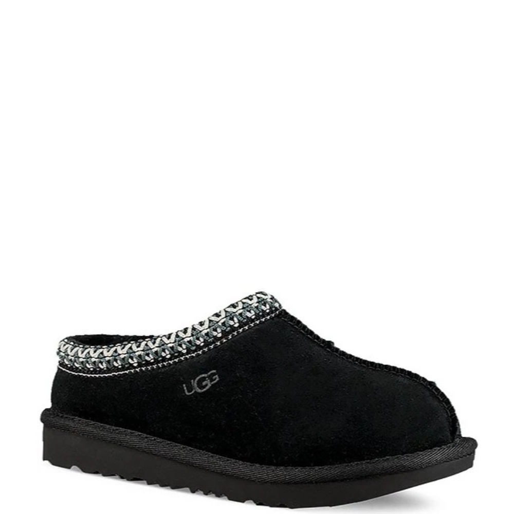 UGG Black Embroidered Tasman II Slipper - Picture 2 of 8